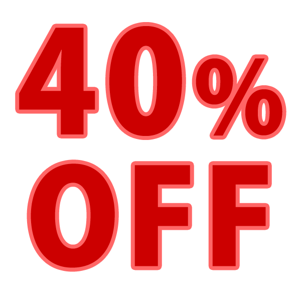 在庫処分40%OFF